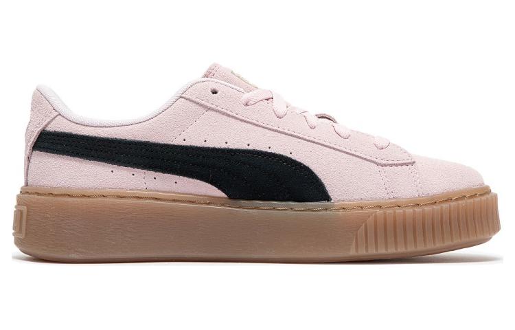Puma Замшевые туфли на платформе 'Pink Black Gum' Женские 397233-05