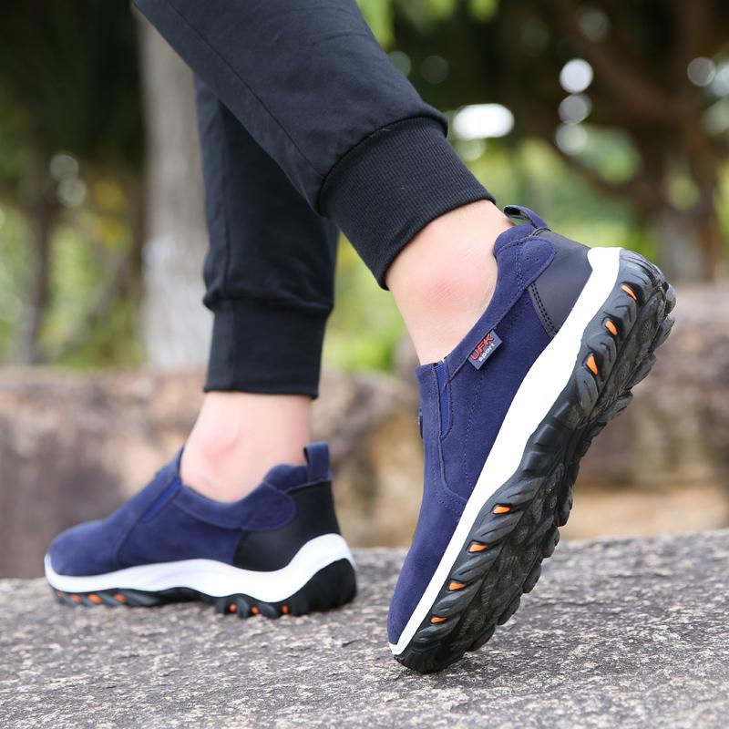 Fashion New Large Size Men's Thick Sole Comfortable Hiking Shoes Comfortable Sports Anti-slip Wear Men's High Quality Hiking Shoes