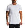 Summer New Solid Casual Men T-shirt Fitness Sports Daily Versatile Round Neck Cotton Fashion Basic Bottoming Short Sleeve Tops
