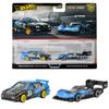 Hot Wheels Premium 2-Pack Volkswagen Jetta MK3 / Volkswagen ID R Vehicle Toy, Blue, HRR83, Ages 3 and Up