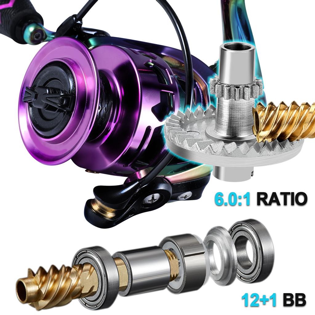 SOUGAYILANG Спиннинговые катушки 12 + 1BB, рыболовное колесо с левой/правой ручкой, спиннинговая катушка для троллинга, рыболовные инструменты, рыболовные принадлежности