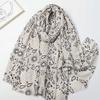 2024 Spring And Autumn Winter New Cotton And Hemp Long Thin Scarf Travel Versatile Sunscreen Warm Shawl For Women