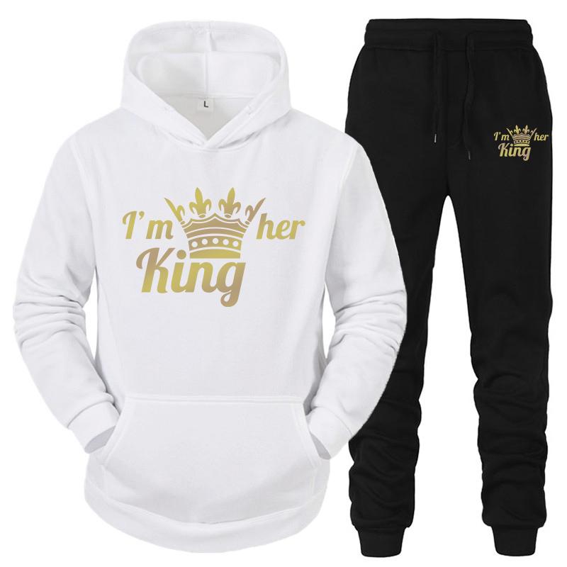 Женская спортивная одежда с длинными рукавами для пар, толстовки с капюшоном и брюки для бега, женские повседневные повседневные спортивные костюмы с капюшоном, комплект из 2 предметов