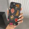 Floral Leopard Eyes Phone Case For iPhone 11 12 13 14 15 16 Pro Max 7 8 Plus 16E XR X XS SE  Shockproof Silicone Soft Cover