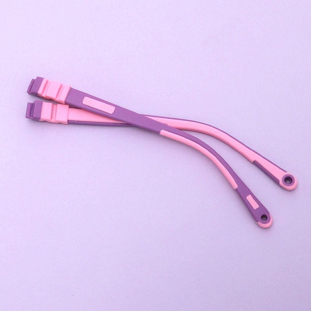 Детские гибкие противоскользящие дужки для очков, сменные, разных цветов