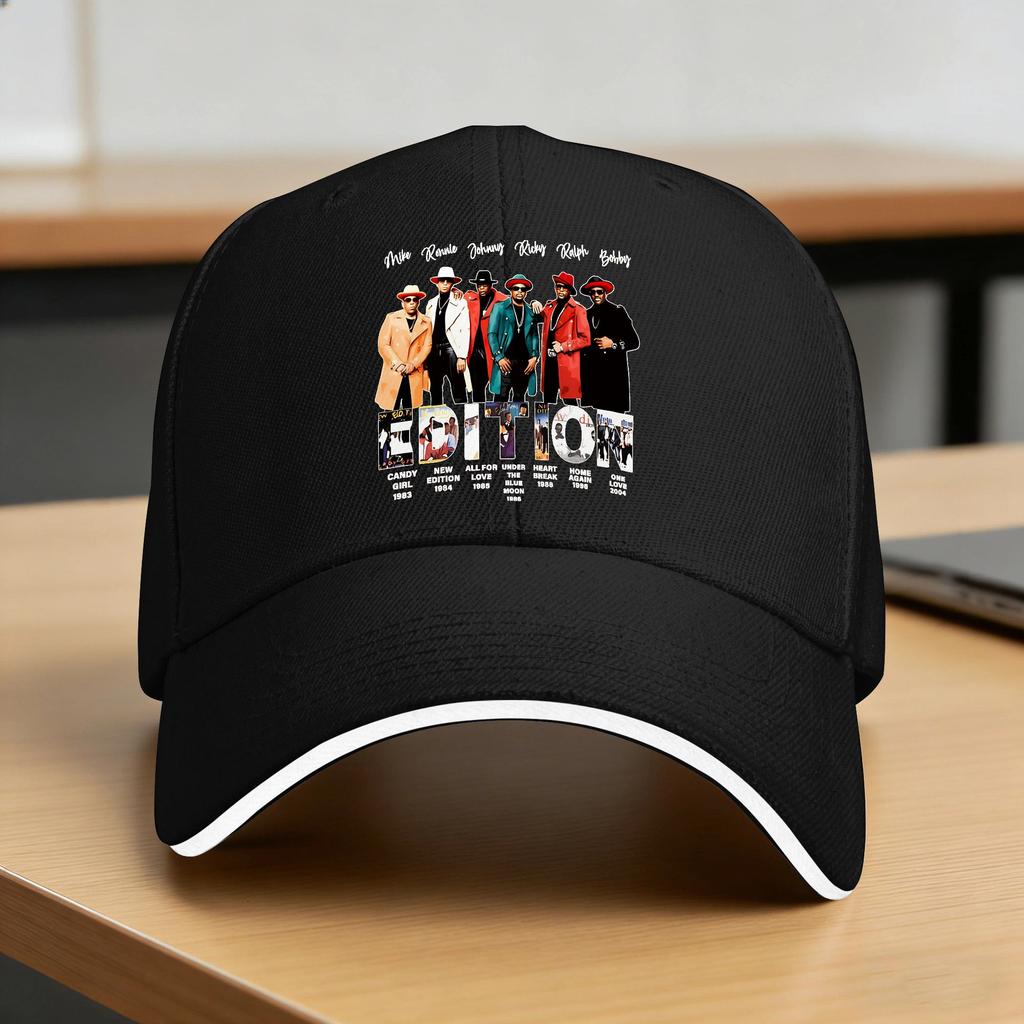 Jodeci NEW EDITION Casual Baseball Cap Tennis Skate Trucker Hat Spring Sun Visor Unisex Adult Vintage Baseball Caps