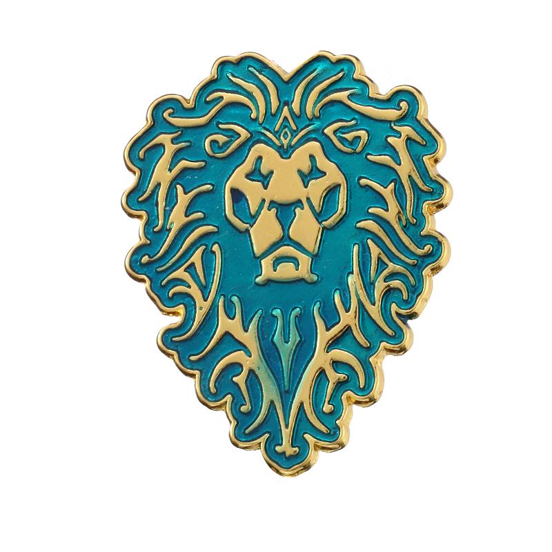 ZRM Модные ювелирные изделия Игровой мир World Of Warcraft Племенной логотип Значки Броши Альянс Орда WOW Значок Брошь Для женщин Мужчин Подарки Другу
