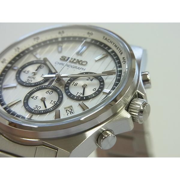 SEIKO SELECTION Мужские кварцевые часы-хронограф SBTR031, стильный серебристый циферблат, водозащита 10 Бар, прецизионный тахиметр, нержавеющая сталь, Япония
