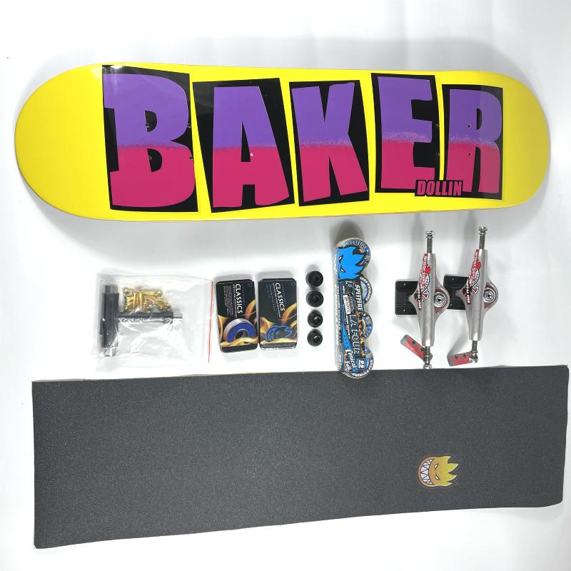 Baker Skateboard Complete Set 100% Canada Maple Double Rocker7.75/8.0/8.125/8.25/8.3/8.5 Inch Size Pro Skate High Quality