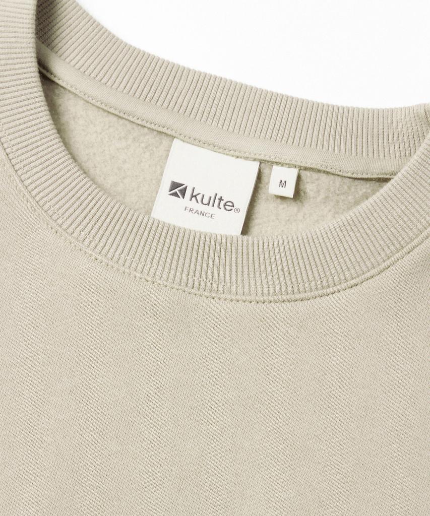 KULTE Свитшот с логотипом-завитком L.Бежевый
