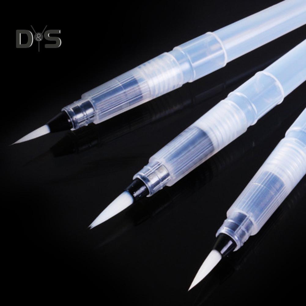 Канцелярские принадлежности DYS, 1/3 шт., многоразовые акварельные кисти, ручка для рисования, мягкая головка, принадлежности для художественной живописи