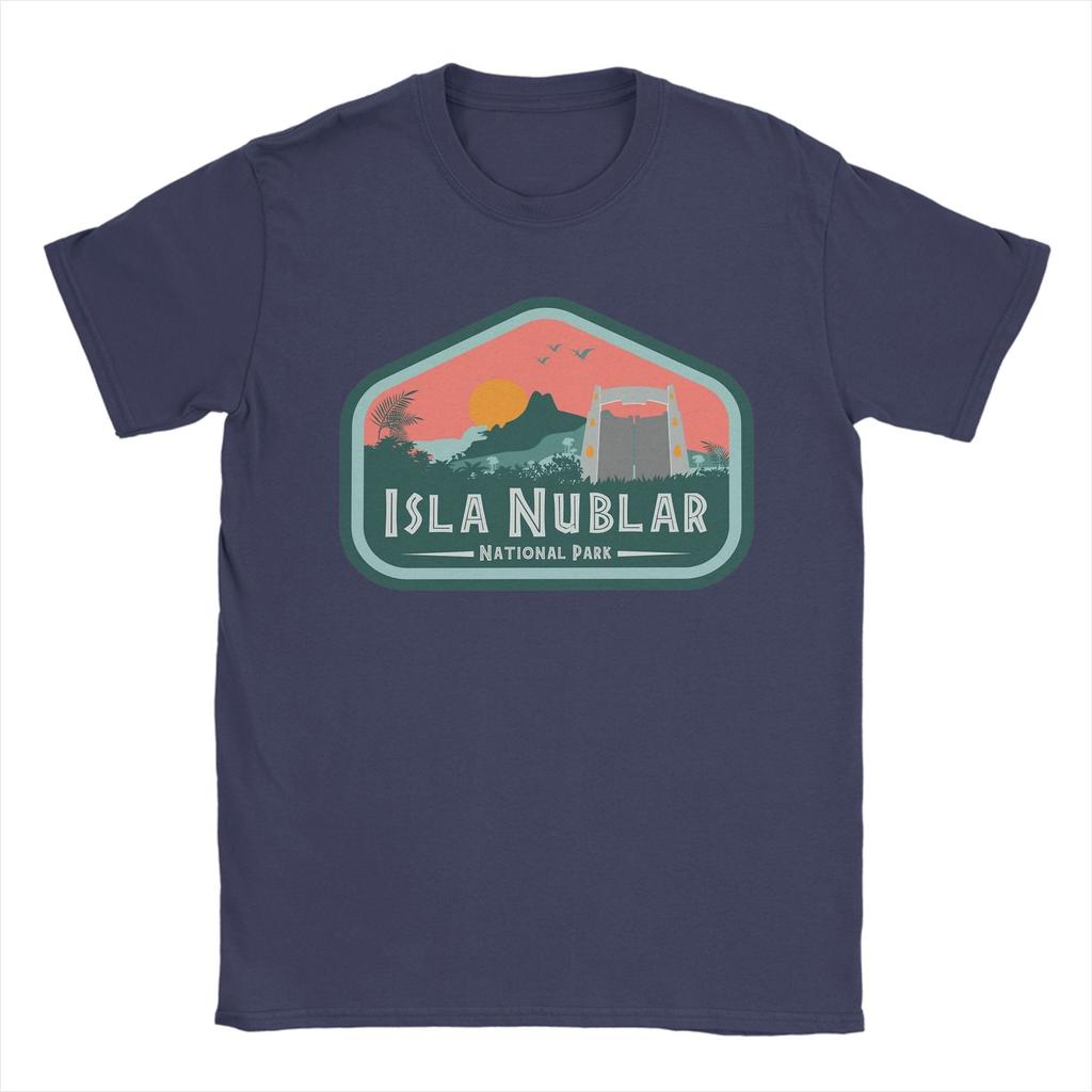 Isla Nublar Jurassic Park T Shirt Unisexs 100 Cotton Vintage TShirts Round Collar Tees Short Sleeve Tops 6XL