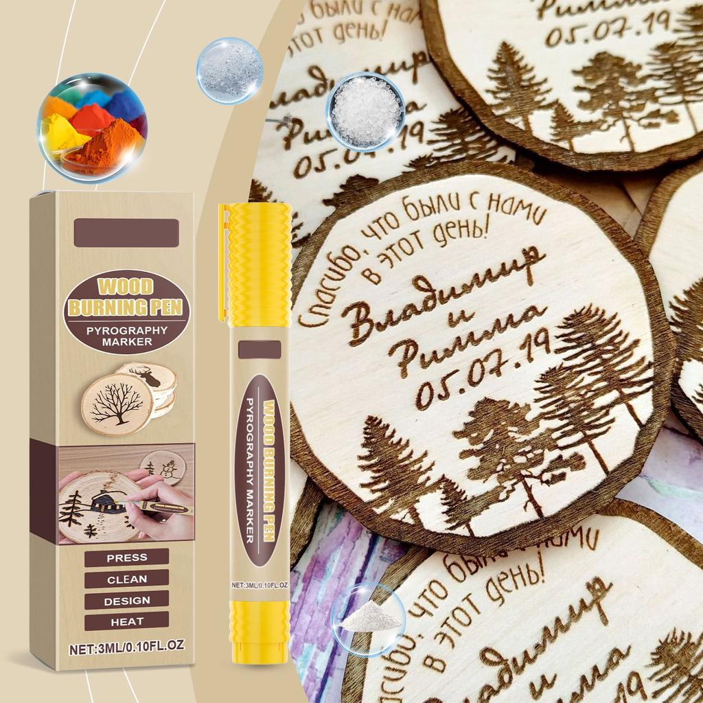 Выжигатель по дереву, Деревянная разделочная доска, Арт для DIY, Рисование, Дизайн 2 мл