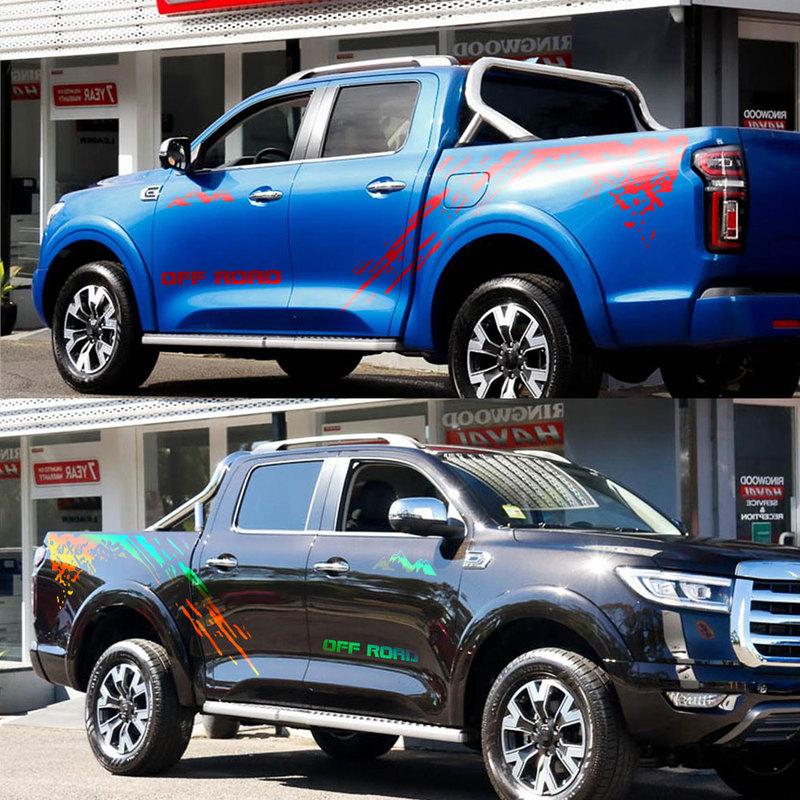 Наклейки на бок крышки багажника пикапа Для GWM Poer Pao Wingle Great Wall Грузовик Mudslinger Боковое виниловое декоративное покрытие Автоаксессуары