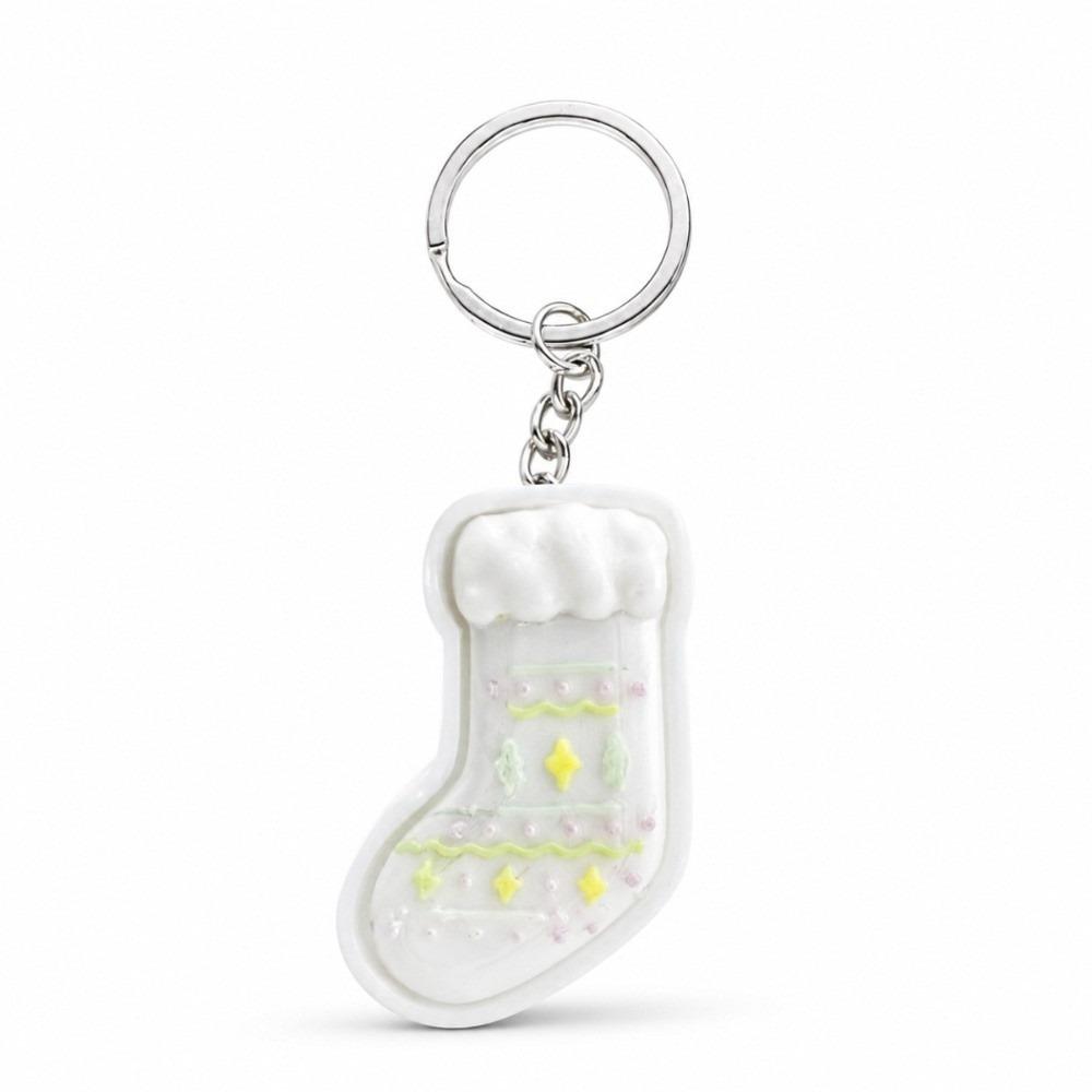 Christmas Tree Special Shape Keycap Pendant Christmas Stocking Press Button Toy Car Pendant