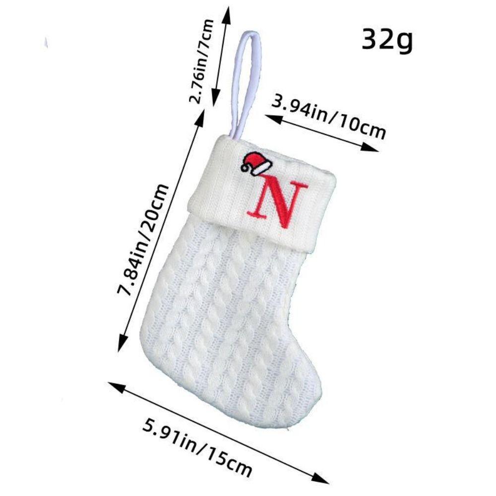 Christmas Socks Christmas Socks Alphabet Christmas Tree Pendant  Christmas Tree