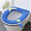 Подушка для сиденья унитаза для дома, утолщенная, зимняя, универсальная версия