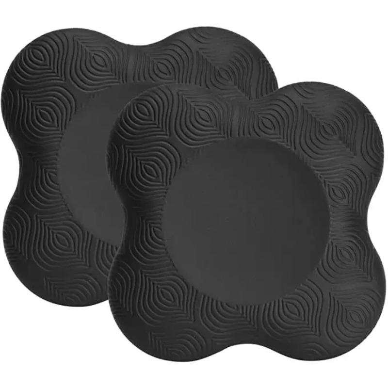 2pcs Yoga Portable Knee Pads Cushion Extra Thick for Knees Elbows Wrist Hands Head Foam Yoga Pilates Work Out Kneeling Pad