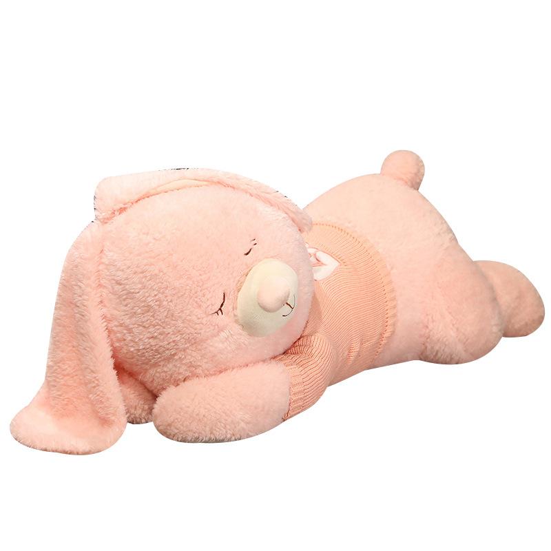 Large Bunny Throw Pillow Plush Toy Sweater Bunny Doll Children'S Soothing Cloth Doll Girl Birthday Gift