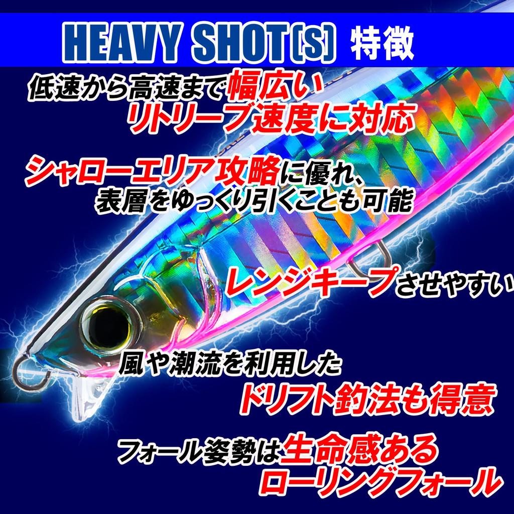 DUEL HARDCORE Lure Sinking Pencil Hardcore Heavy Shot 125mm 40g Flounder Gold Chart Long Cast (S) Weight F1210-HGCI