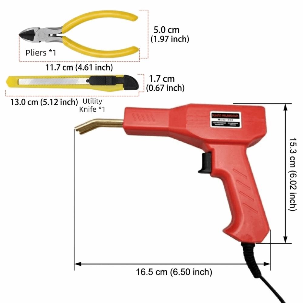 All-In-One Hot Staple Plastic Welding Machine Soldering Iron For Plastic Repair Car Bumper Repair
