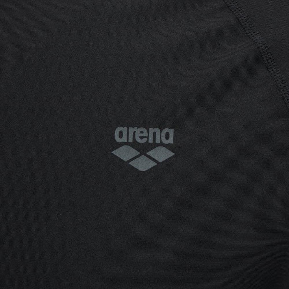 Arena Men S Core Regular Fit Zip Up raSh Guard  A6bm1rr41 Blk 