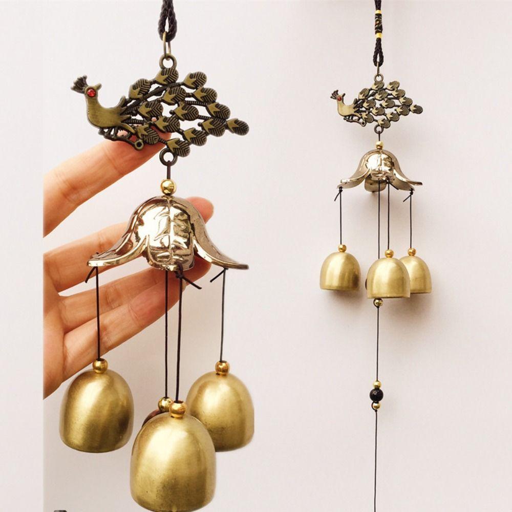 Уличные медные колокольчики ветряные колокольчики креативные украшения для сада и двора своими руками ретро подвески на удачу