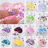 Resin Sequins Bead 350 Pcs Paillette Flat Flower Craft 10mm Sewing DIY Jewelry Accessory