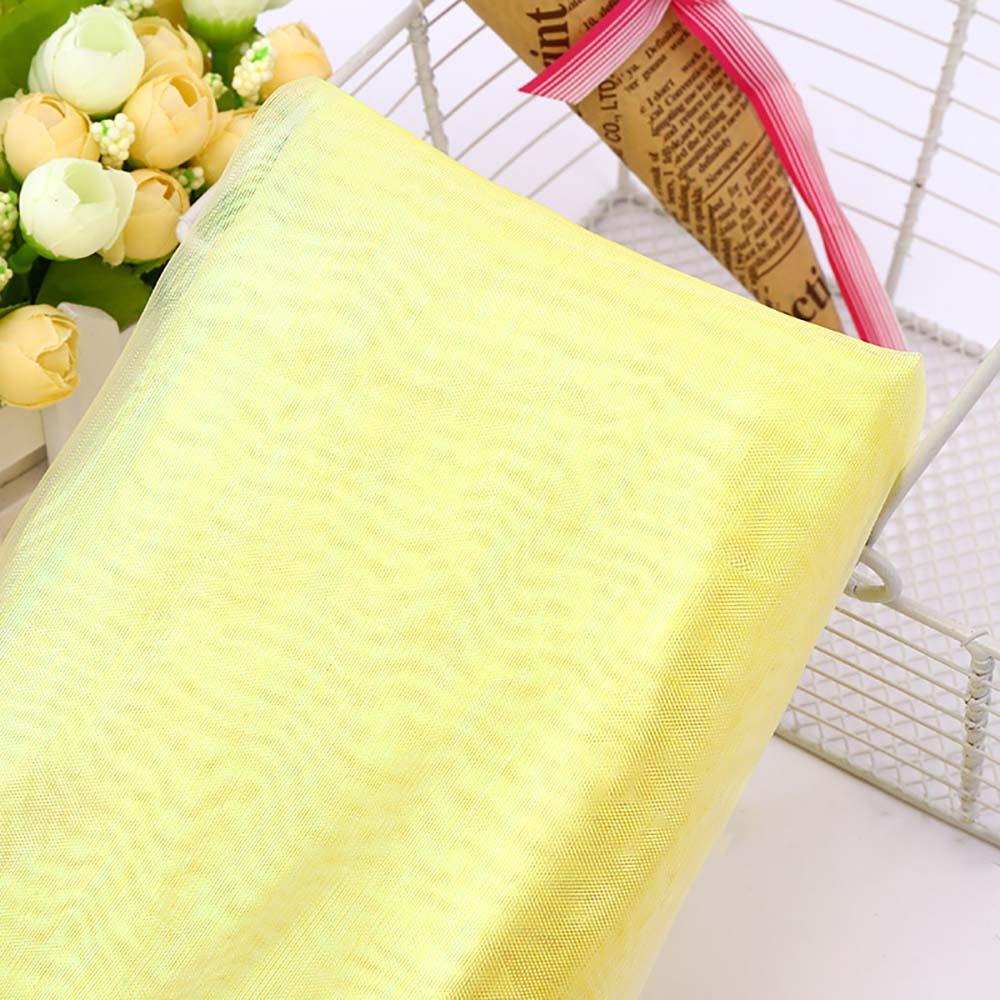 100X150 СМ Радужная Тюлевая Скатерть С Красочной Простой Пряжей Яркая Шелковистая Ткань Для Костюмов Свадьба Русалка День Рождения Украшения Поставки