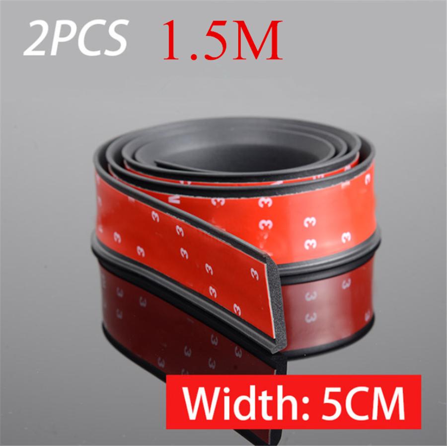 59''*1.97'' Car Wheel Eyebrow Extension Protection Fender Rubber Arch Extenders