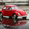 Ретро Классический 1967 Volkswagen Beetle 5-дюймовая Металлическая Машина Симуляция Литой & Игрушечный Транспорт RMZ city 1:36 моделей из сплава, подарки для детей