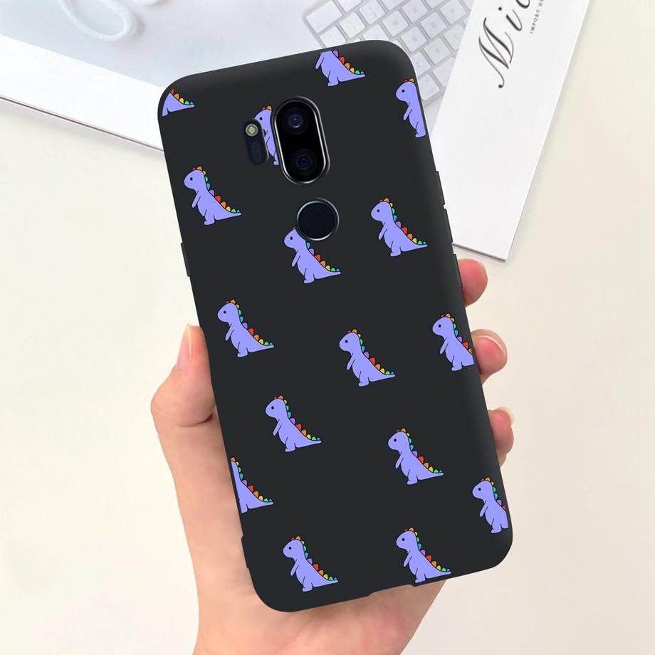 Для LG G7 ThinQ Чехол G710 LM-G710 Мягкий Силиконовый Чехол для Телефона Милый Кот Космонавт Ударопрочный Для LG G7 ThinQ Задняя Крышка Funda Coque