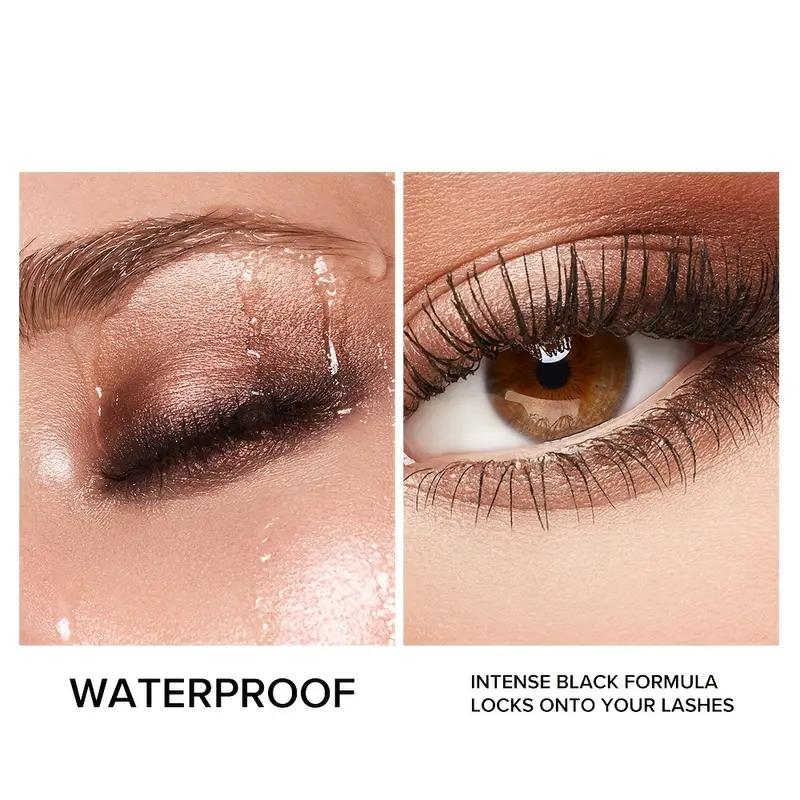 Тушь для ресниц 4d Fiber Mascara Black Eye Curling Eyelash Double Mascara Водостойкая тушь для ресниц Инструмент для макияжа