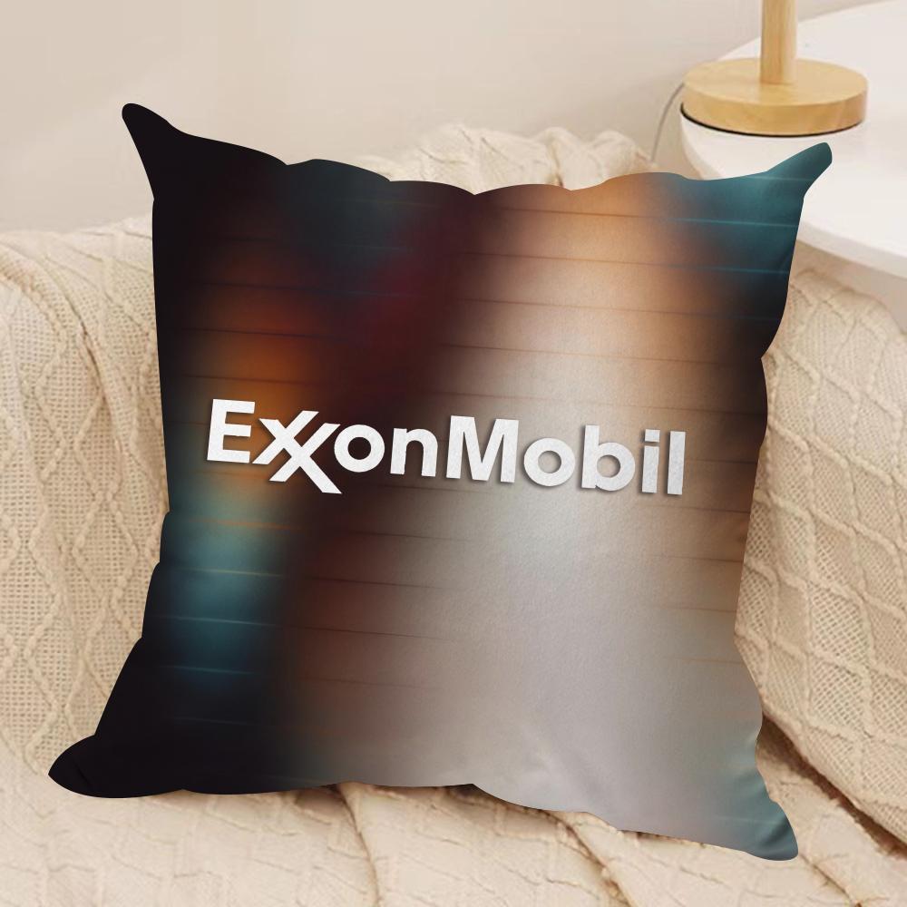 Роскошная наволочка EExxonS MMobil из мягкой плюшевой ткани с двусторонней печатью, диванная подушка для всех сезонов, домашний декор, подарок