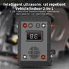 Car Mouse Repeller Ultrasonic Mouse Repeller Car Engine Mouse Repeller12V/5V LED Flush Light