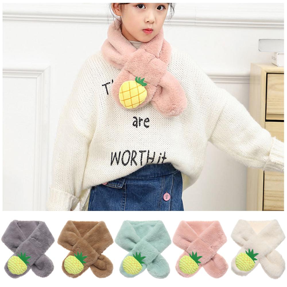 Мальчики Девочки Сохраняйте тепло Воротник Утолщение Детские Шарфы Шейный платок Шарф для малышей Детские Шали