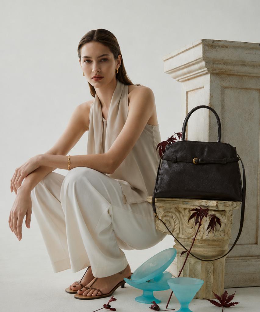 Ecoe E.C.O.E Heritage Buckle Bag