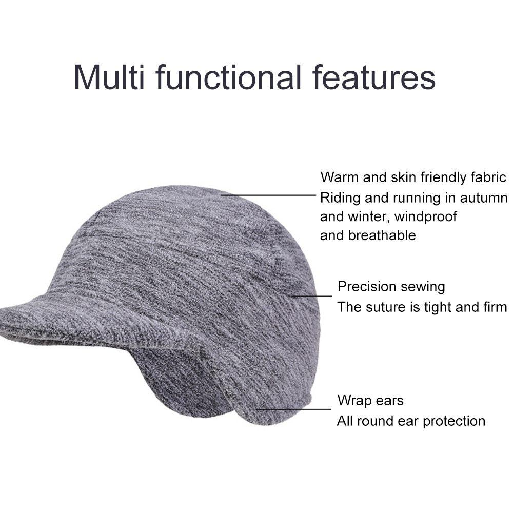 Outdoor Cycling Ski Windproof Fleece Ear Protector Hat Earmuffs Hat Ear Cover Cap Beanies Hat