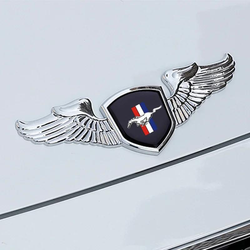 Car Front Hood Emblem Sticker Badge for Ford Mustang Shelby Mustang Kuga Mondeo Explorer Ecosport Galaxy Transit Focus 2 Ranger