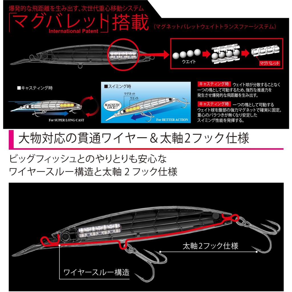 DUEL Hardcore Bullet Fast 120mm Gold Pink Head Long Cast Spanish Mackerel (S) Bluefish/Spanish