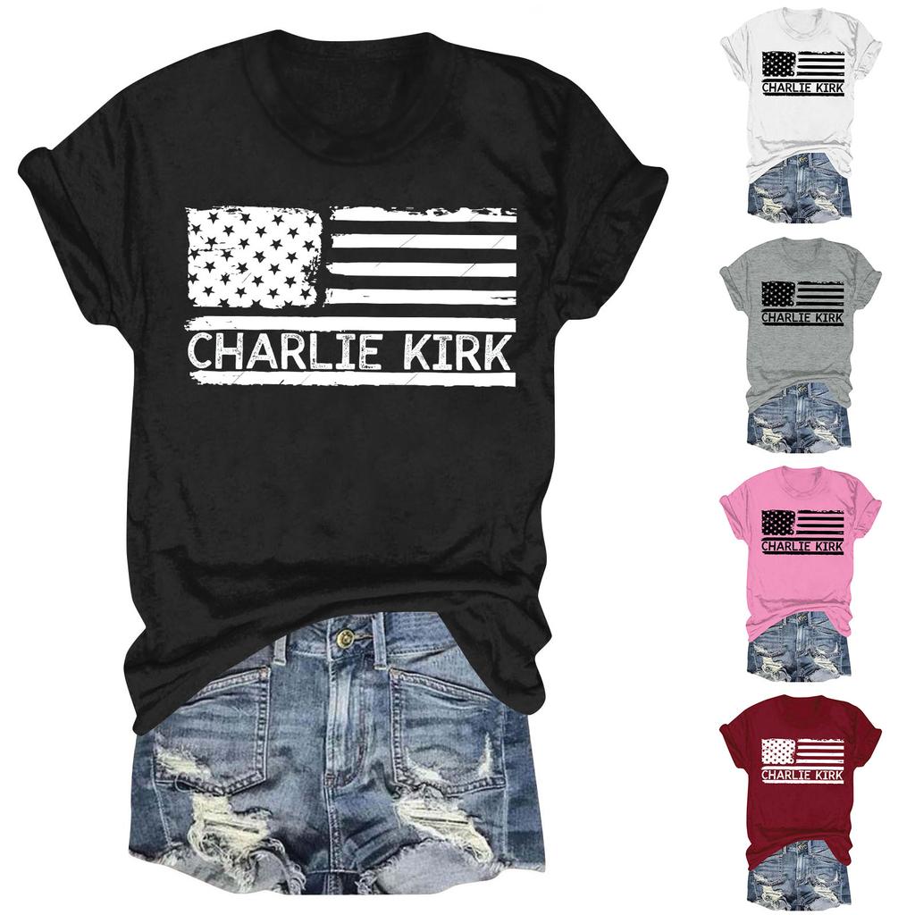 Women's Casual Daily Printed Top Round Neck T-shirt