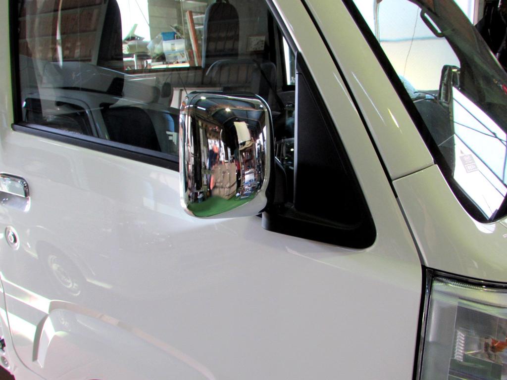 BRIGHTZ Chrome Door Mirror Covers for Sambar Truck Fits and 510 Sambar Trucks J-Type S500J/S510J (MIR-SID-112) - S, S500, S510, 500, (Product Code