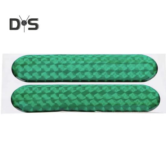 4 шт./компл. автомобильная светоотражающая наклейка 3D эпоксидная самоклеящаяся атмосферостойкая высокая яркость предупреждение о безопасности авто наклейка на дверь автомобильные принадлежности