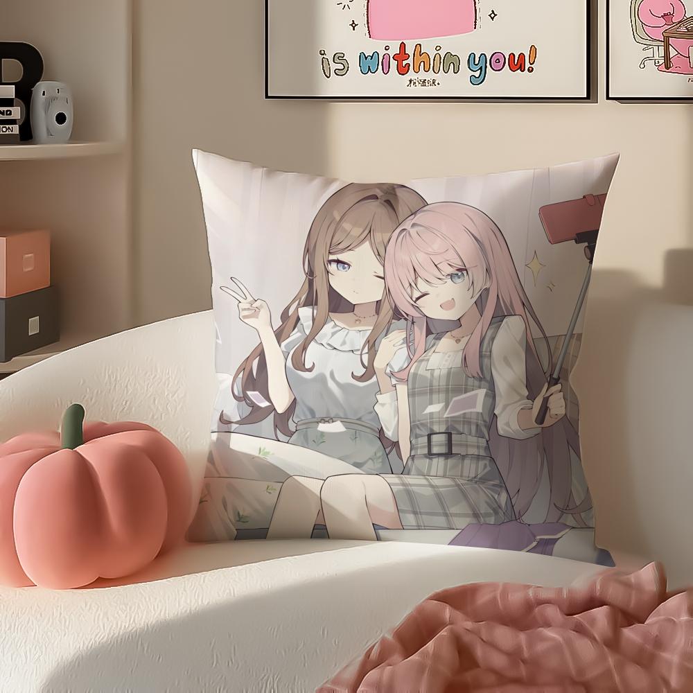 Аниме Мультфильм BanG Dream Its MyGOCute Наволочка Подушка Короткий Плюш Невидимая молния Комната Диван Наволочка