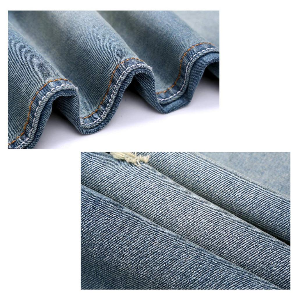 Мужские джинсы Laquest Прямые зауженные с эффектом потертости (Размер 38 (Талия 100см))