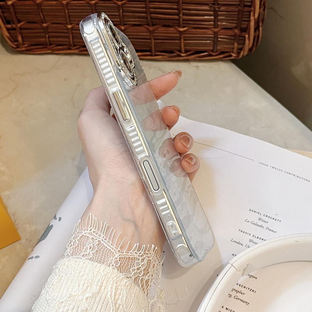 Applicable To Apple 16proMax Laser Love Phone Case IPhone 15 Butterfly Ripples 14 Advanced Sense Protection Case