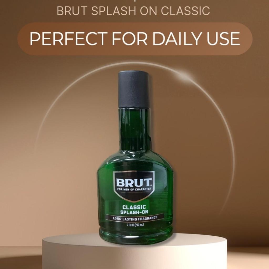 Brute Classic Аромат Splashion Кожа (1 шт. - 207 мл) Лучшая мужская косметика Кореи