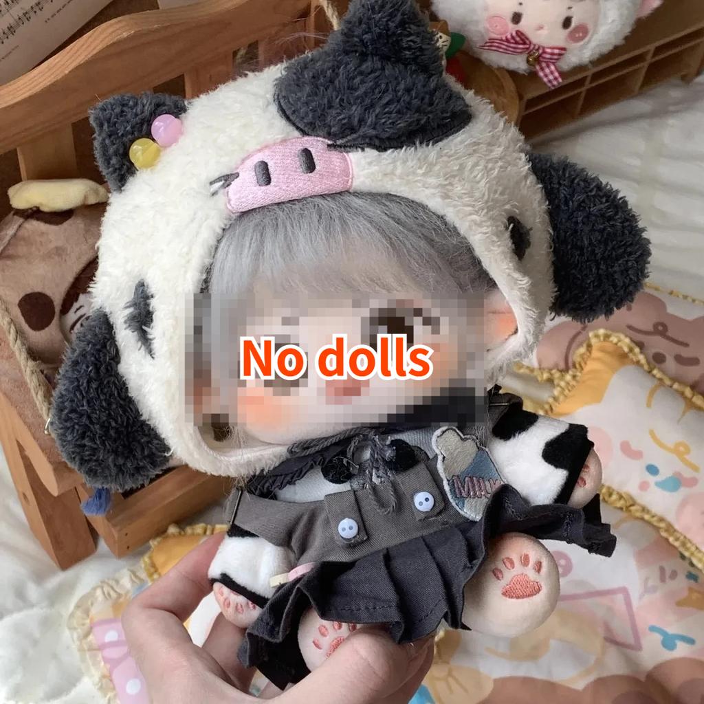 20Cm Cotton Doll Clothes Shark Hoodies Cartoon Animal Coat Stuffed Dolls Lovely Outfit Changing Dressing Game Playing House Gift