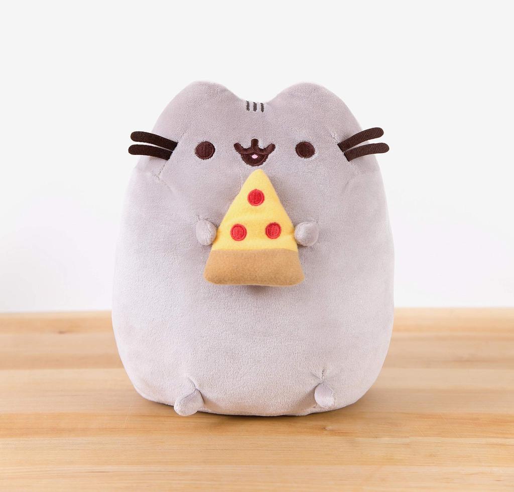 GUND Pusheen the Cat Pusheen Cat с пиццей Pusheen Pizza Plush 9.5" #4058937
