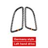 For Mercedes Benz W205 C180 C200 C300 C Class Carbon Fiber Dashboard Air Vent Trim Cover Sticker Car Interior Tuning Accessories